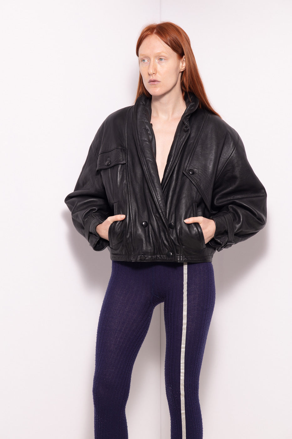 Vintage Valentino leather biker jacket