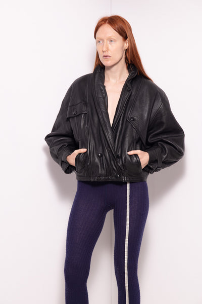 Vintage Valentino leather biker jacket