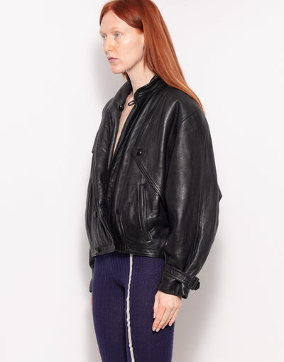 Vintage Valentino leather biker jacket