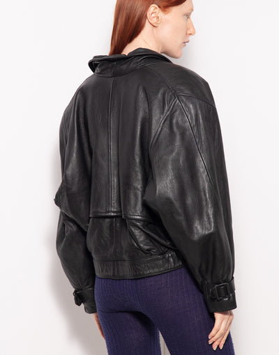 Vintage Valentino leather biker jacket