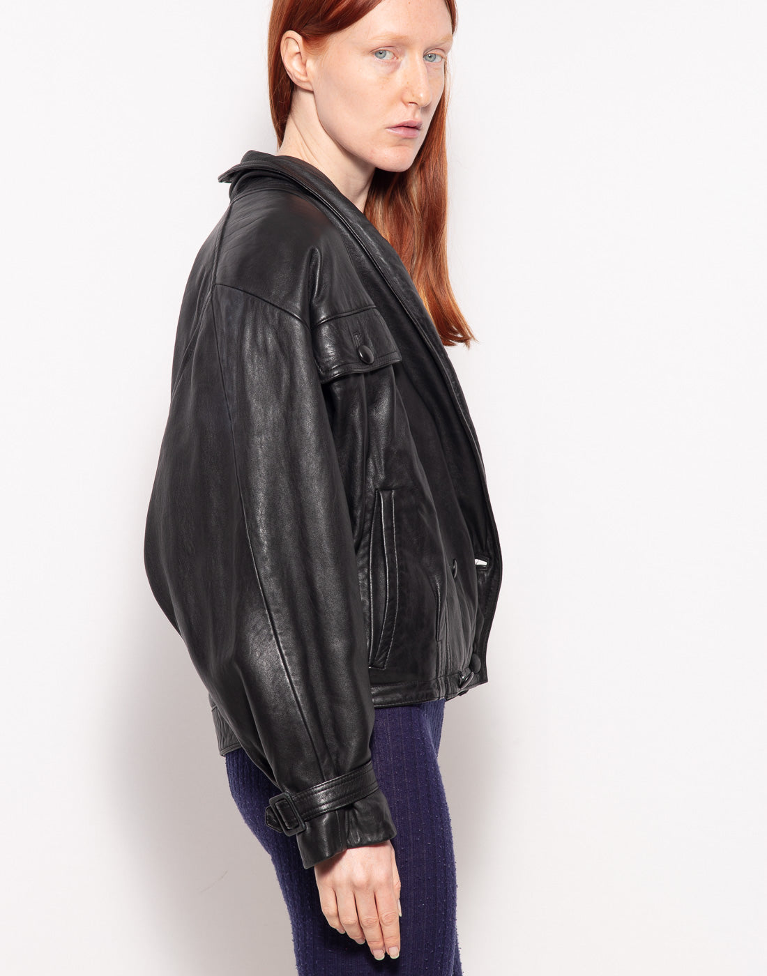 Vintage Valentino leather biker jacket
