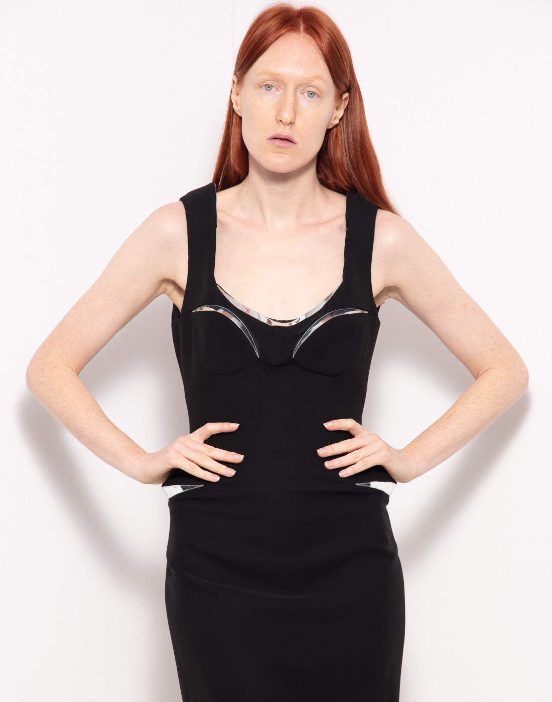 Pre-loved futuristic Versace mini dress