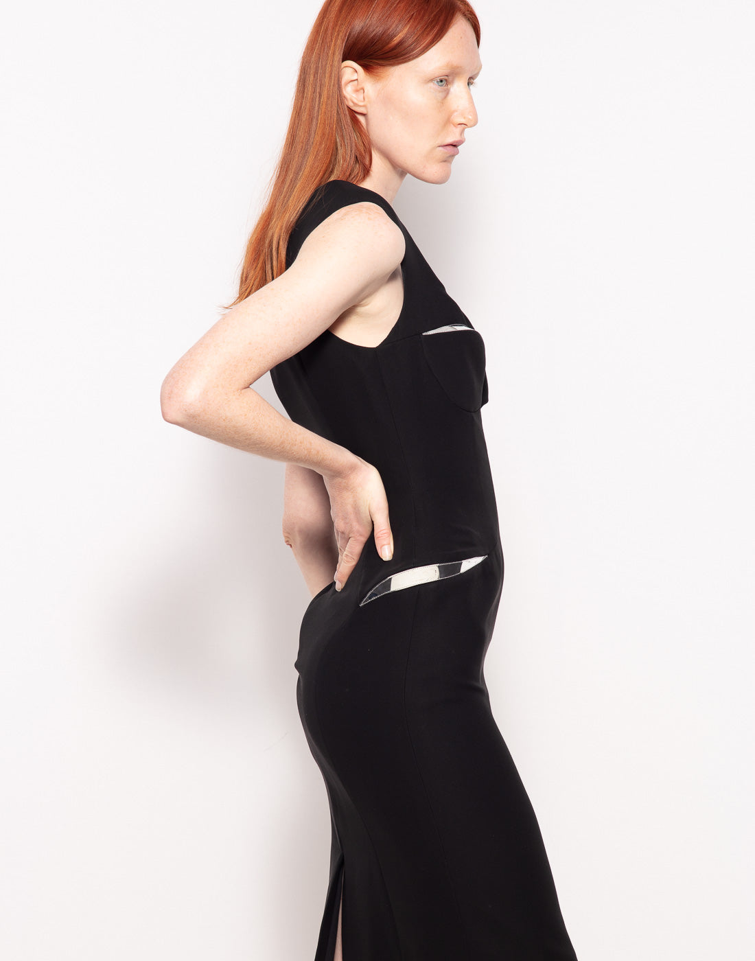 Pre-loved futuristic Versace mini dress