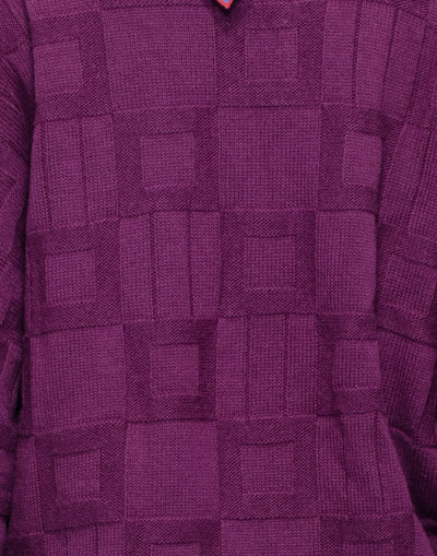 Vintage unisex purple wool jumper