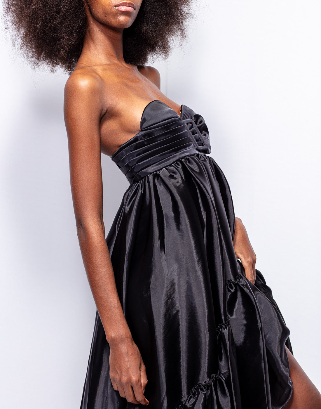 Rare Vintage Jean Paul Gaultier bustier maxi dress