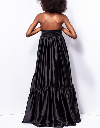 Rare Vintage Jean Paul Gaultier bustier maxi dress
