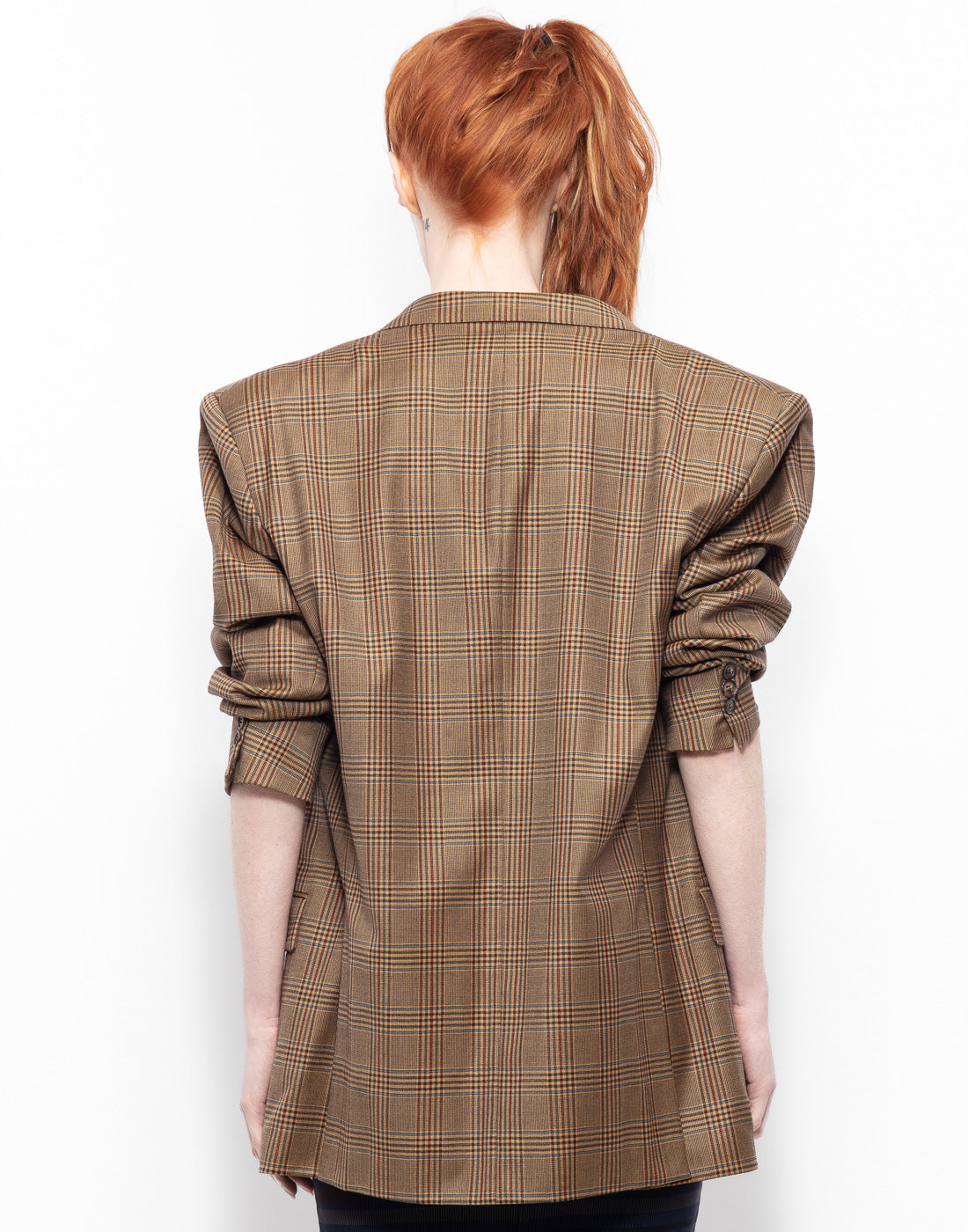 Brown unisex cool wool blazer from Bouvy archives